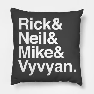 The Young Ones Names List Fanart Design Pillow