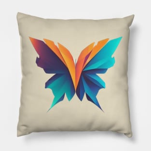 Butterfly Flight - Minimalist butterfly design for the environment Pillow