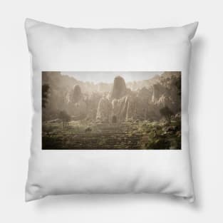 Giant Shrines Pillow