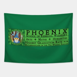 Phoenix School of Remedial Wizardry Tapestry