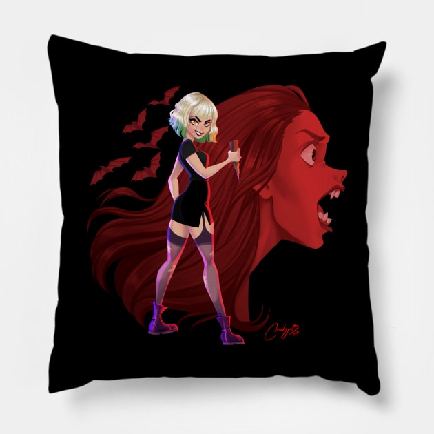 vampire slayer Pillow by melivillosa