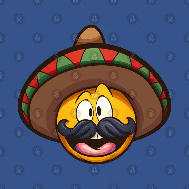 Discover Cartoon Mexican emoticon. - Mexican - T-Shirt