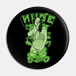 Zombie Groupie Pin