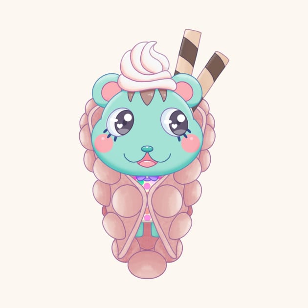 Cute Bubble Icream Cone by clumsytaco