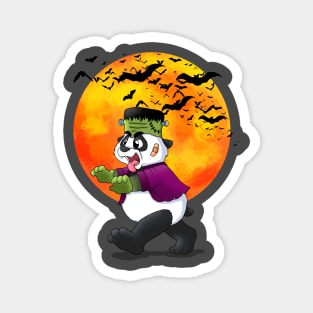 Frankenstein Halloween 2020 Panda Girl Boy Costume Magnet