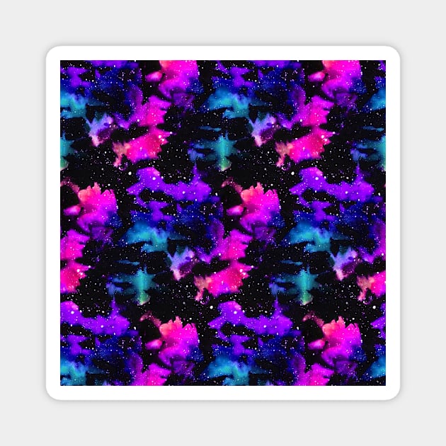 Dawn Tie Dye Galaxy Magnet by KirstenStar 