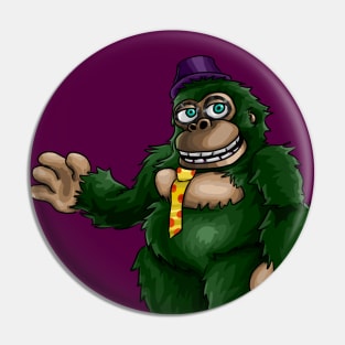 Gus green gorilla animatronic plush Pin