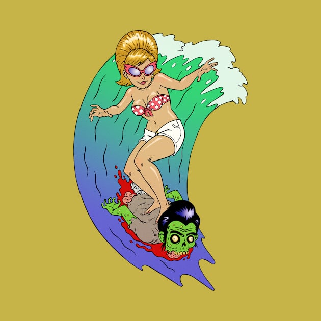 Zombie Surf by Joe Oliver Arts