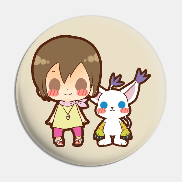 kari & tailmon Pin by Potaaties