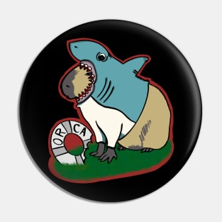 Capy-Scare-A : Jaws Pin