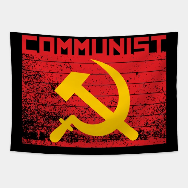 Communist socialist communism ussr Tapestry by OfCA Design