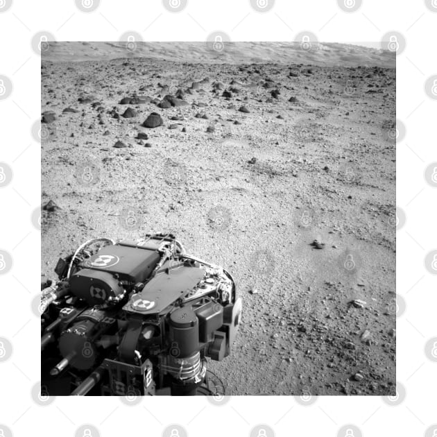 Lower slopes of Mount Sharp, Navigation Camera of NASA Mars rover Curiosity by immortalpeaches