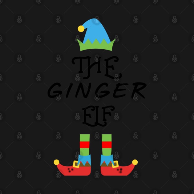 The Ginger Elf Matching Family Group Christmas Party by CareTees