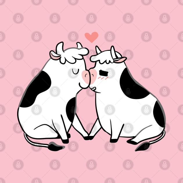 Moo Kisses by huebucket