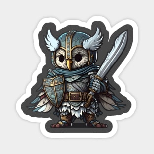 Owl Royal Knight Magnet