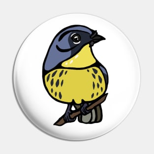 Kirtlands Warbler Graphic Pin