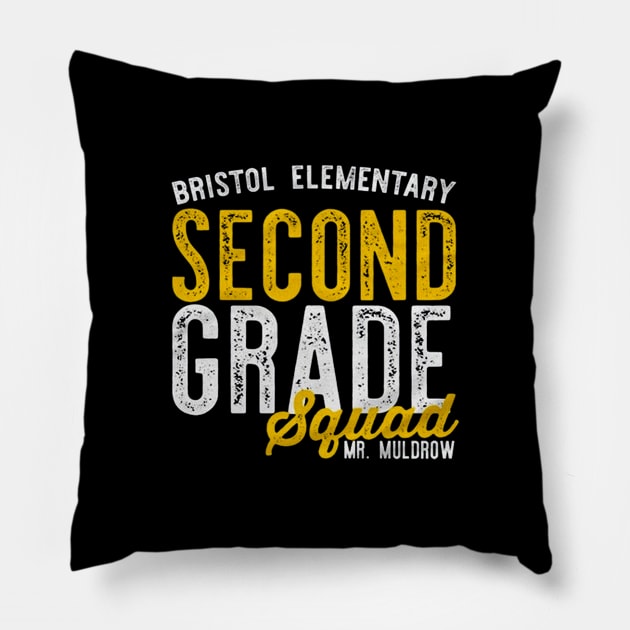 Second grade squad Pillow by Skower