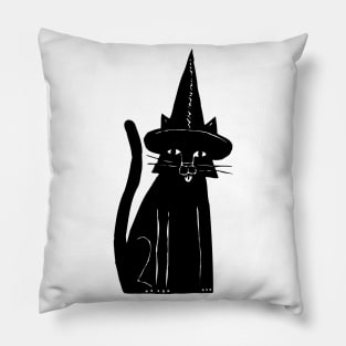 Cat Witch Pillow