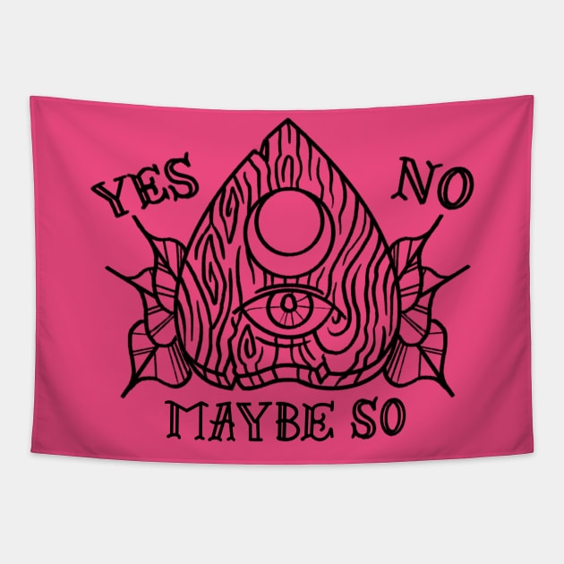 Ouija Planchette Tapestry by HAPHEART.COM