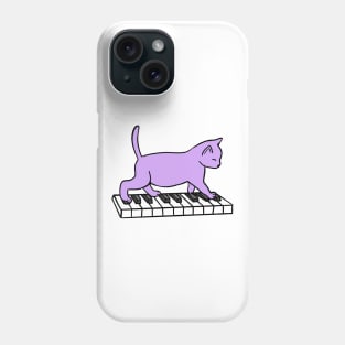 Cat Playing Piano Phone Case