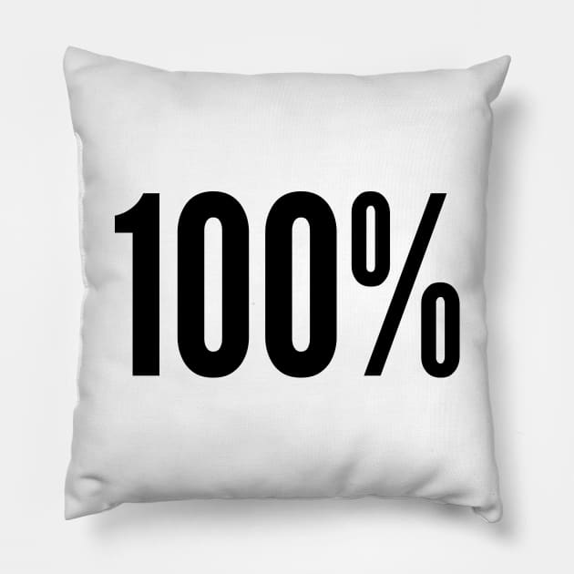 100% (One Hundred Percent) Pillow by AustralianMate