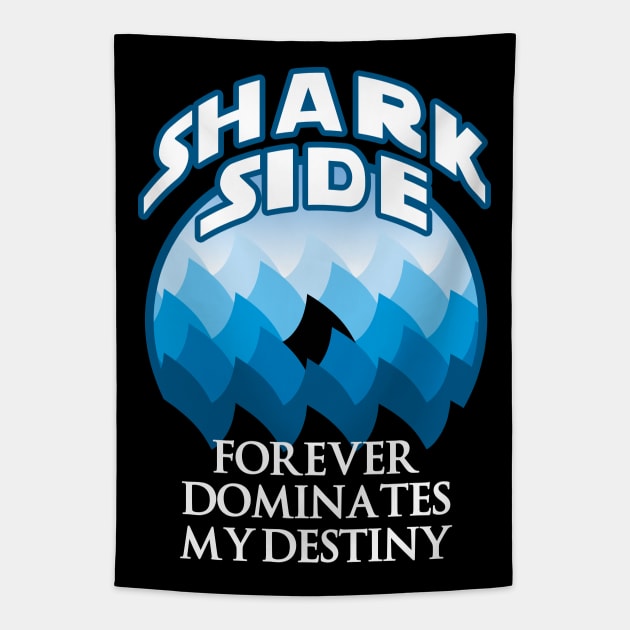 Shark Side Tapestry by TMBTM