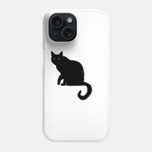 Black Cat void Phone Case