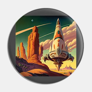 Alien Planet Pin