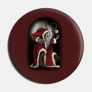 Krampus Christmas Pin