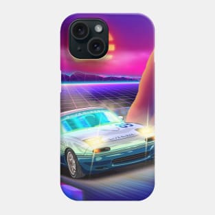 Mazda Miata Eunos Roadster Synthwave Phone Case