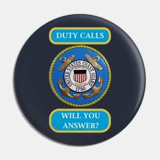 DutyCallsCoastGuard Pin