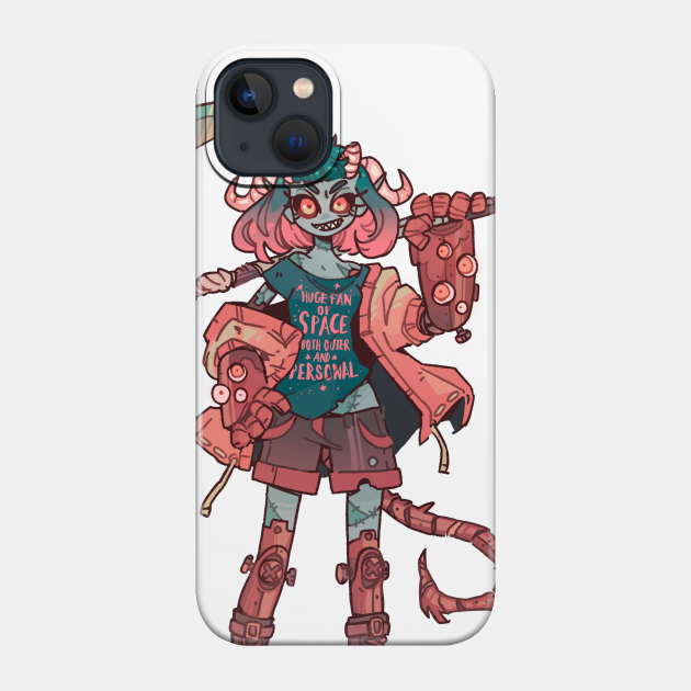 Demon girl - Demon - Phone Case