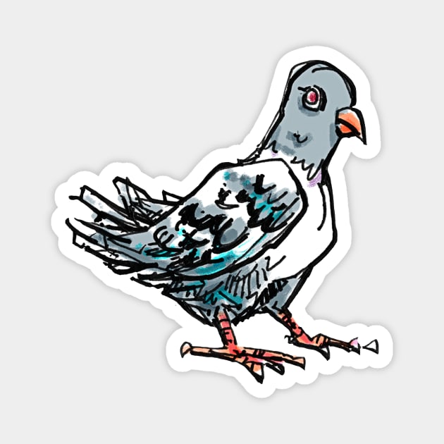 Pigeon Magnet by enoogs