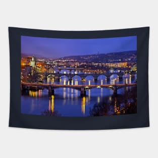 Nights in Prague Tapestry