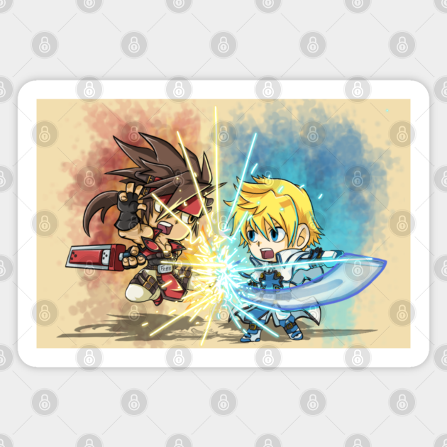 Heaven On Hell Guilty Gear Sticker Teepublic