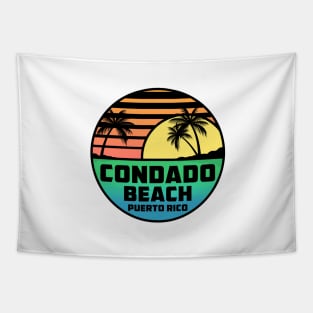 Condado Beach Puerto Rico Tropical Beach Surfing Scuba Surf Vacation Tapestry