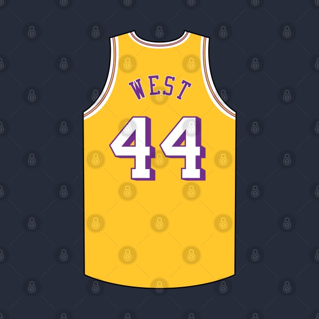 Jerry West Los Angeles Jersey Qiangy by qiangdade