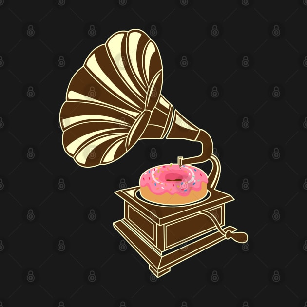 gramophone donut by Mako Design 