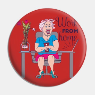 Freelance work from home Pin