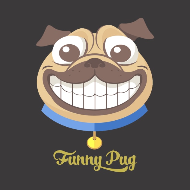 Funny pug dog lover by This is store