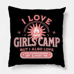 LDS Girls Camp Funny I Love Girls Camp Pillow