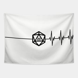 Death Saves Critical Success Nat20 D20 Tapestry