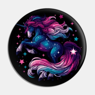 Galaxy Unicorn Pin