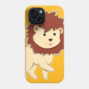 Happy Cartoon Baby Lion Phone Case