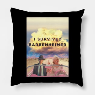 I Survived Barbenheimer Pillow