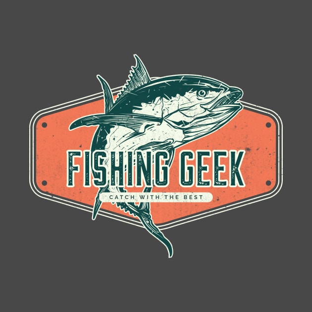 Fishing geek by Ryel Tees