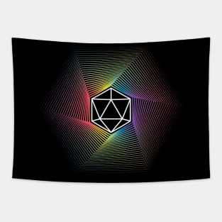 Retro Dungeons & Dragons d20 Tapestry