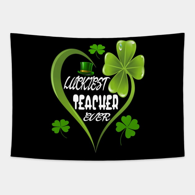 Luckiest Teacher Ever Tapestry by Darwish