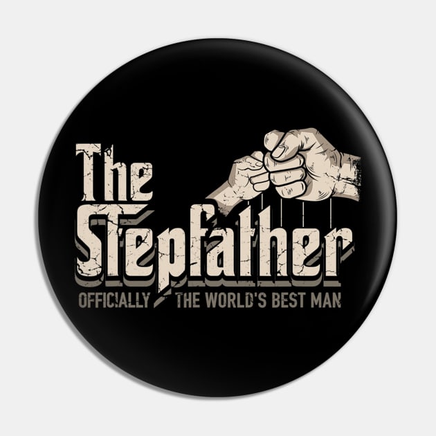 Funny Stepdad Gifts Stepfather Officially World's Best Pin by Olegpavlovmmo