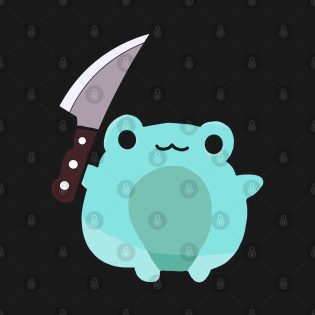 Funny frog with knife! by Anime Meme's